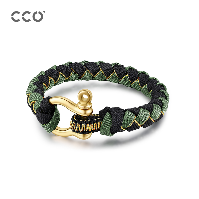 小众个性嘻哈手工编织合金手链