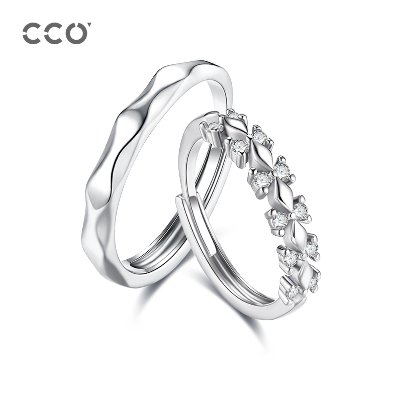 情侣戒指男女款开口可调节