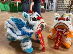 非遗传统舞狮摆件提线木偶玩具古城伴手礼中国风开店礼物吉祥祝福