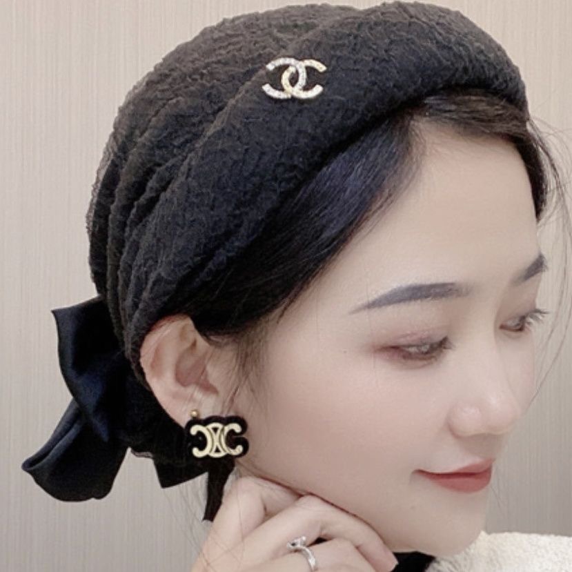 发箍帽优雅女四季发箍帽