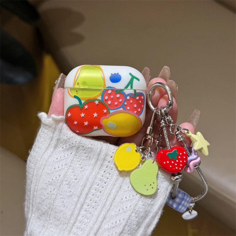 多巴胺夏日水果适用苹果airpods4代耳机保护套Airpods5新3代pro2耳机壳无线蓝牙二代三代airpodspro3女