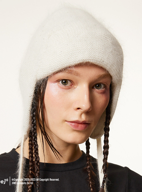 imagine6 | 时髦百搭微闪亮片马海毛针织毛线帽冷帽护耳保暖防风