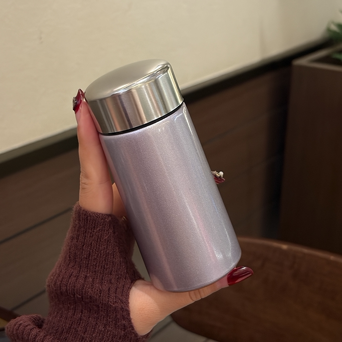 迷你口袋简约保温杯小巧便携女生水杯子高颜值学生儿童小杯子