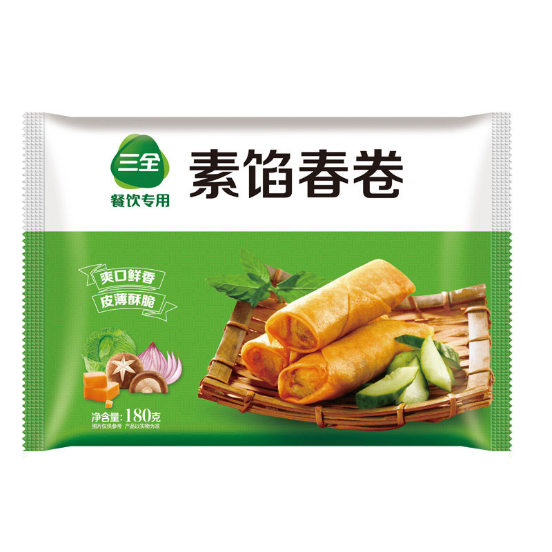 三全豆沙春卷素馅春卷油炸小吃宴席点心速食早餐半成品速冻面点,粮油调味/速食/干货/烘焙,油条/春卷,淘宝优惠券,粉丝福利购,淘宝优惠卷