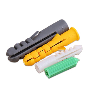 6mm小黄鱼塑料膨胀管膨胀螺丝胶塞塑胶管胀塞锚栓大全M8M10M12M14