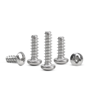 M1-M5圆头平尾自攻螺丝钉304不锈钢十字盘头断尾小螺钉PB平咀罗丝