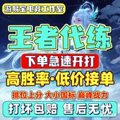 王者荣耀代练王者代打排位巅峰赛指定英雄国标金标市标车队陪玩