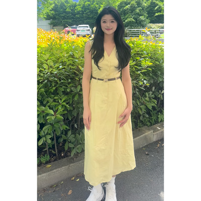 2026夏季新莱赛尔亚麻连衣裙
