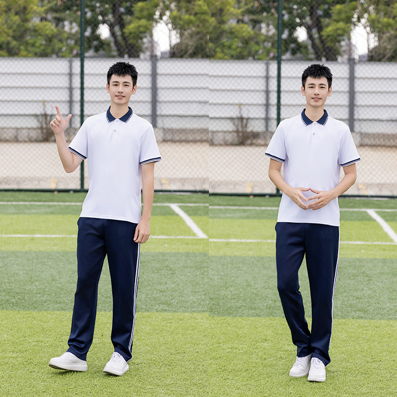 夏季款中小学生校服套装一年级短袖儿童班服幼儿园园服运动两件套