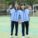 长裤 学院小学生校服运动风长袖 三件套团购 儿童杏色运动套装 春秋季