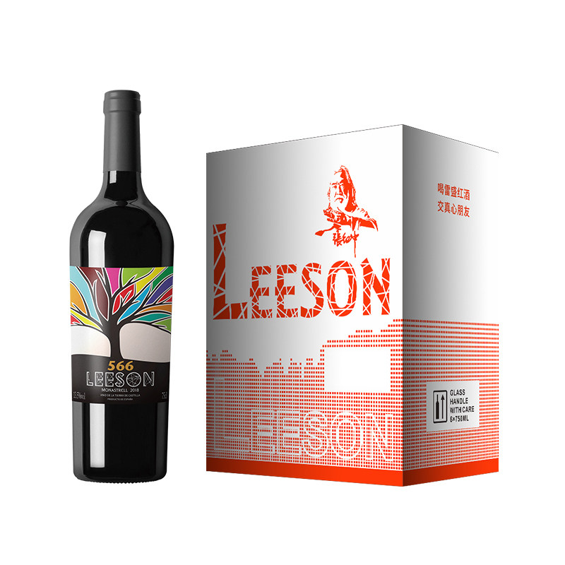 雷盛红酒566西班牙进口13.5度干红葡萄酒高端送礼聚会正品