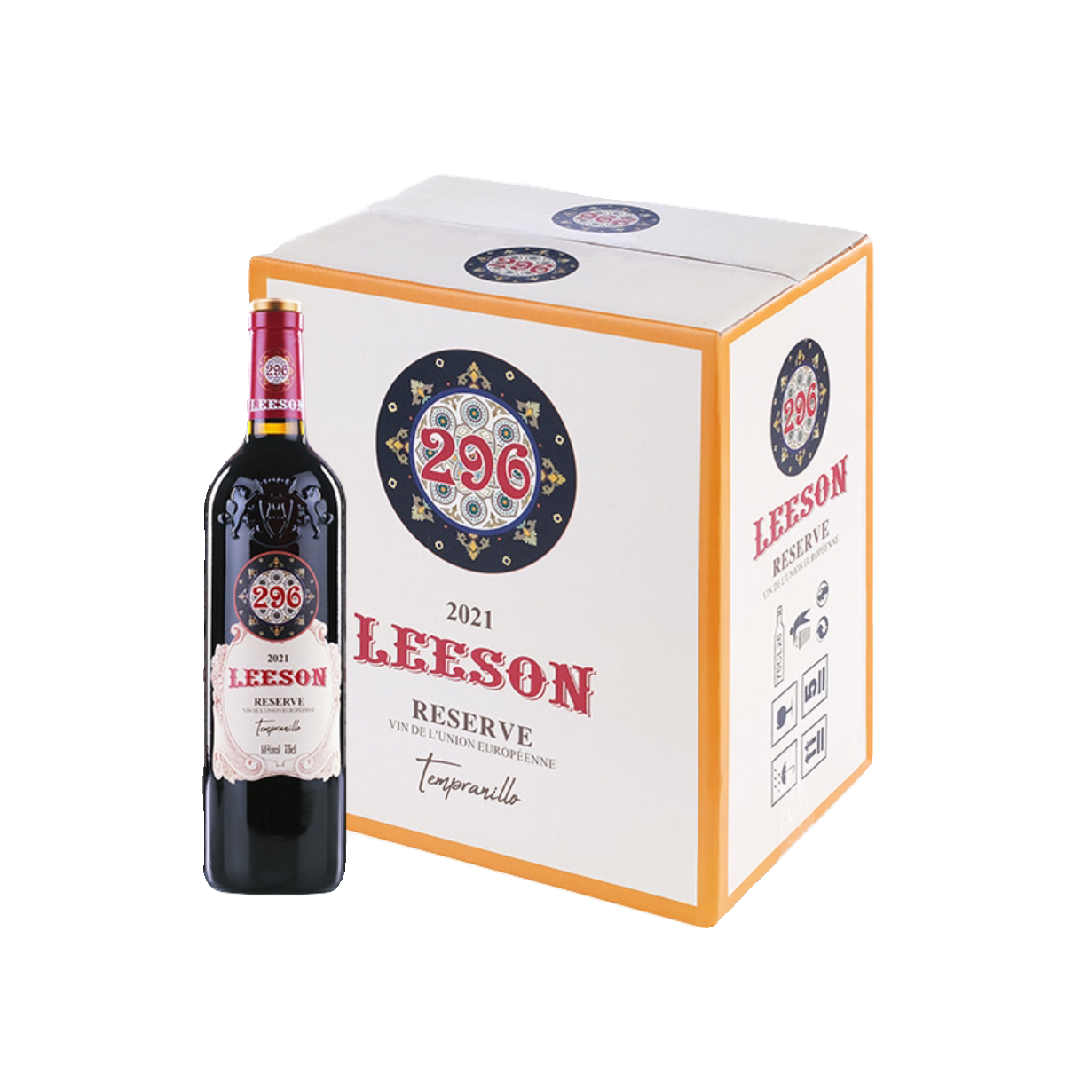 雷盛红酒296法国干红葡萄酒高端送礼聚会（24小时发货）