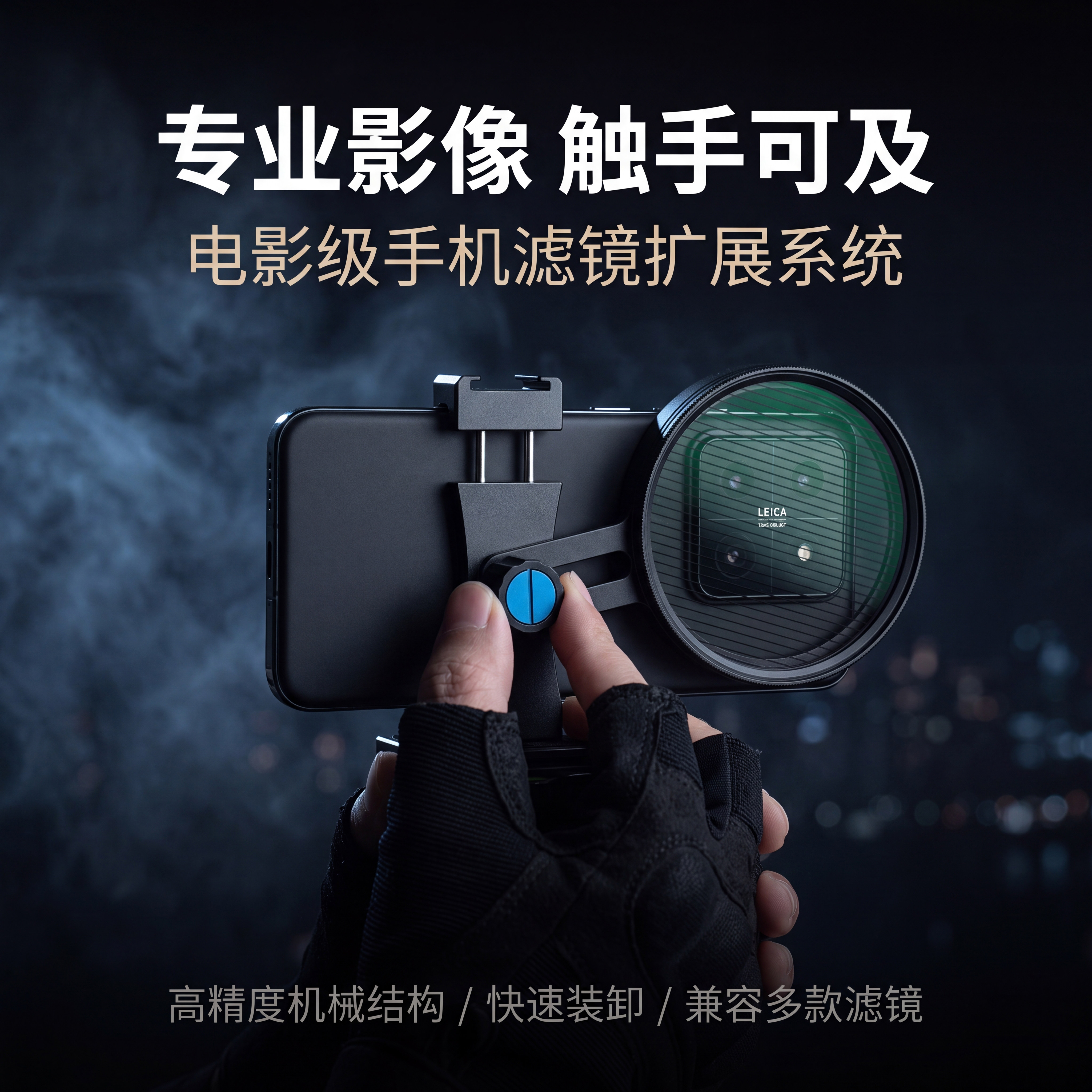 丽拍手机滤镜支架通用所有手机图片