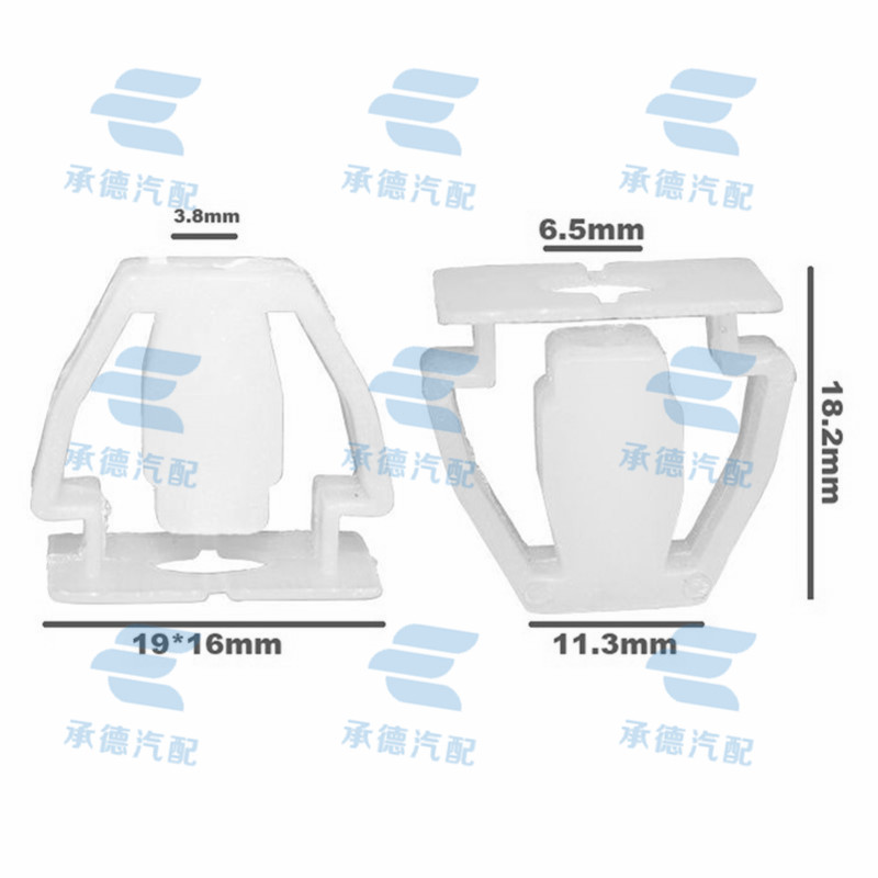 适配奥迪前轮挡泥板膨胀卡扣