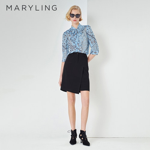 春季衬衫衬衫MARYLING玛俪琳