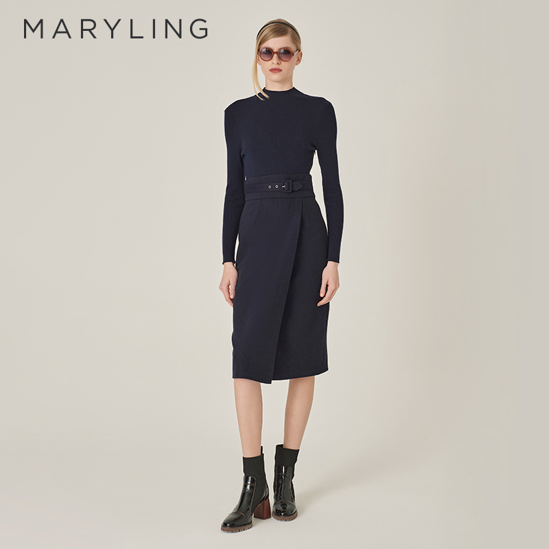 MARYLING职业感包臀连衣裙