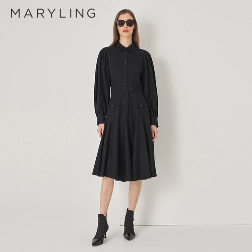MARYLING衬衫式连衣裙