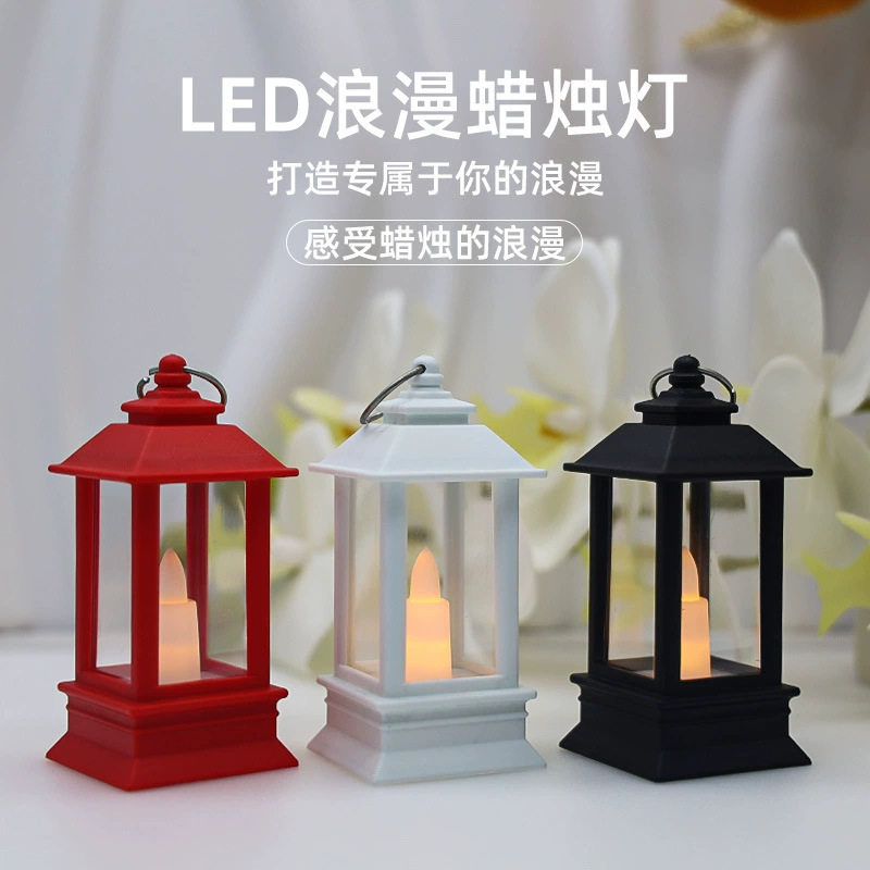 电子蜡烛工艺小马灯风灯led蜡烛婚礼布置气氛灯酒吧酒店装饰