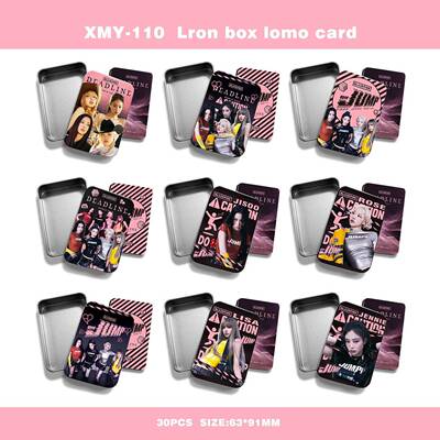 韩流铁盒装小卡BL TT TW IDLE明星照片卡贺卡LOMO卡片批
