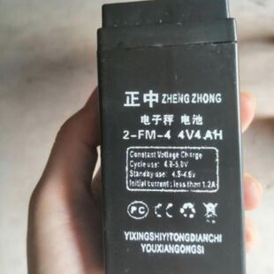 ZHONG电子秤电池台式 中2 电池大全通用电池 ZHENG 4V4AH