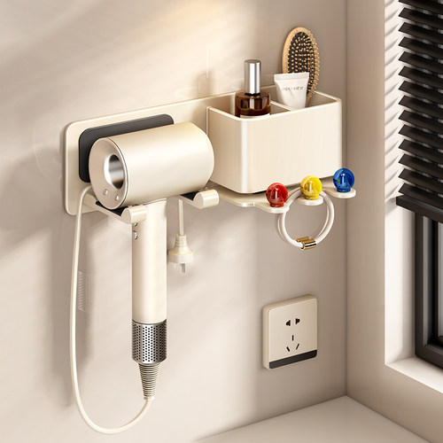 铝吹风机置物架卫生间电吹风机支架浴室风筒合金收纳架子