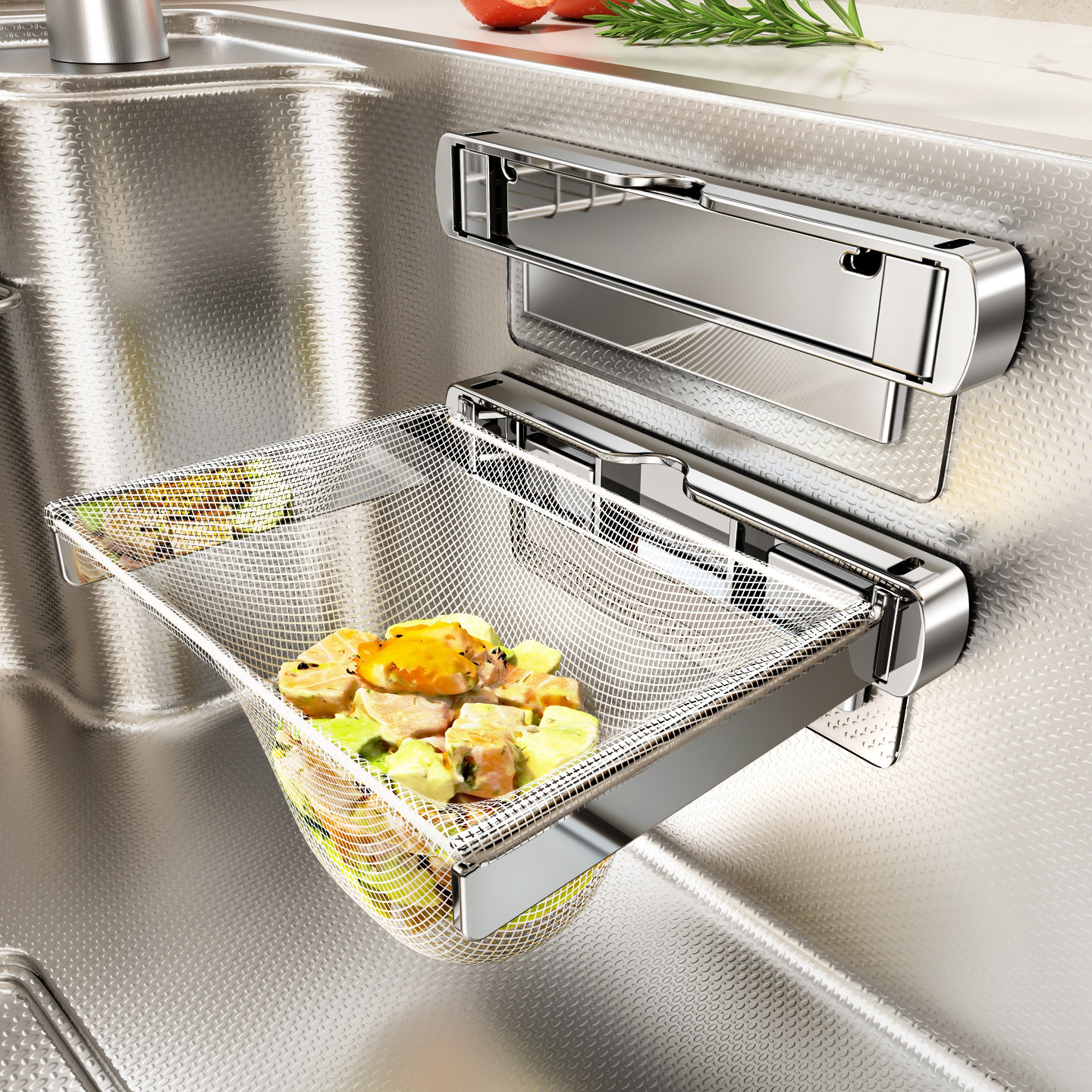 厨房水槽过滤网架不锈钢折叠一次性剩菜剩饭洗菜盆水池垃圾沥水篮,家庭/个人清洁工具,过滤器/净水器,淘宝优惠券,粉丝福利购,淘宝优惠卷