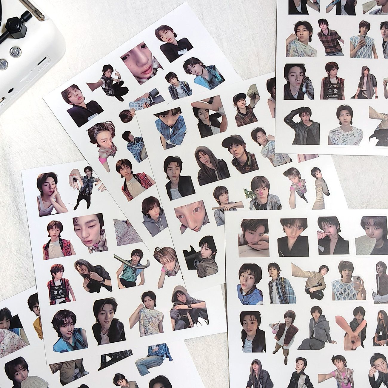 618张CORTIS贴纸高颜值韩系创意ins爆款应援周边diy手账防水贴画