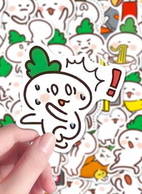 207张绿萝卜talkmarker表情包贴纸oc代餐捡手机文学diy手账本贴画