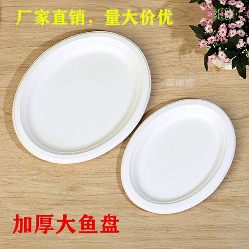 环保纸盘加厚一次性纸盘