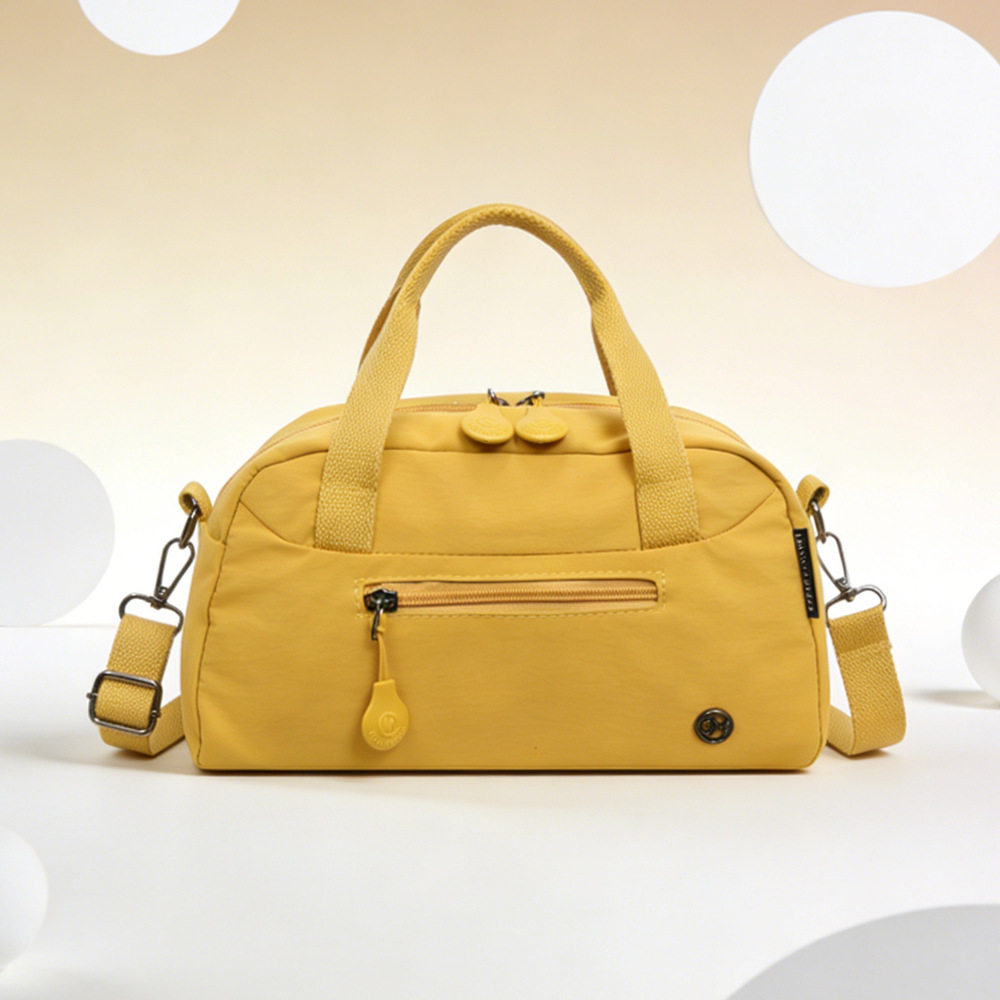 大容量轻便手提包女托特包包新款简约休闲健身运动单肩斜挎包女款