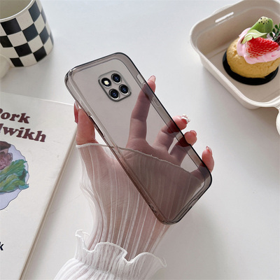 ikoko适用华为MATE20pro直边相框手机壳lyaalooal00魅特por二+pr0硅胶保护套超薄软边透明四角加厚防摔镜头全