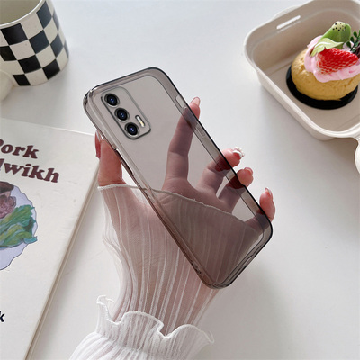 ikoko适用Realme真我GTneo直边相框手机壳realmeGTneo闪速版RMX3031套3350硅胶保护套超薄软边透明四角加厚防