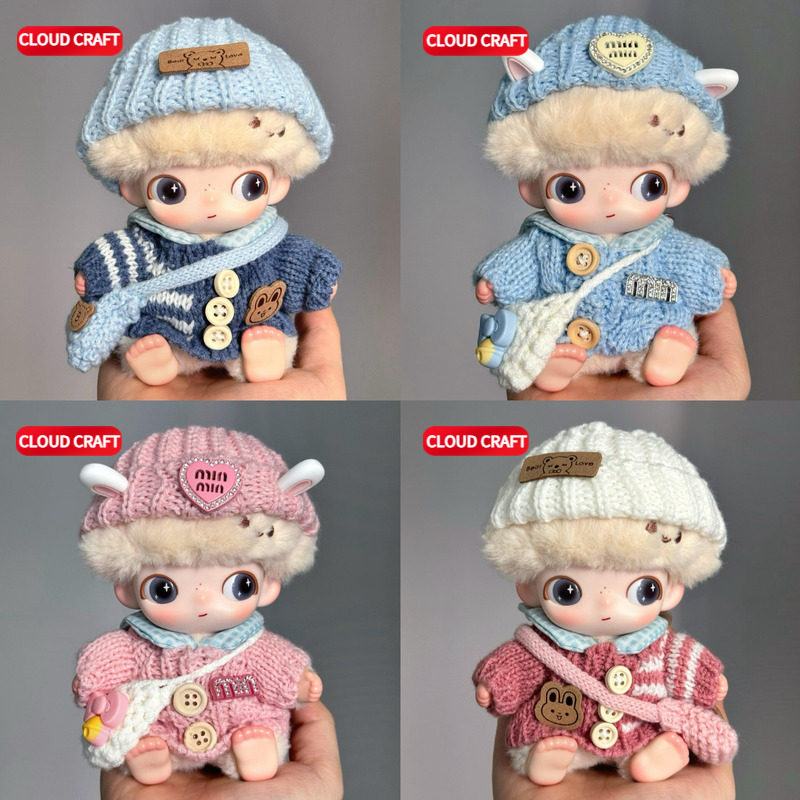 适用dimoo新生日记娃衣可爱毛衣挎包套装搪胶毛绒公仔衣服可换装,模玩/动漫/周边/娃圈三坑/桌游,棉花娃娃/毛绒玩具娃衣,淘宝优惠券,粉丝福利购,淘宝优惠卷