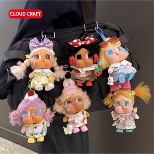 适用crybaby哭娃娃衣夏日碎花裙子套装 Vacation度假系列着替服