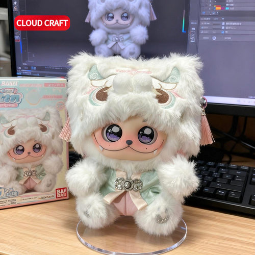 适用gismow娃衣醒狮新年服套装范趣町搪胶毛绒挂件小憨包联盟系列