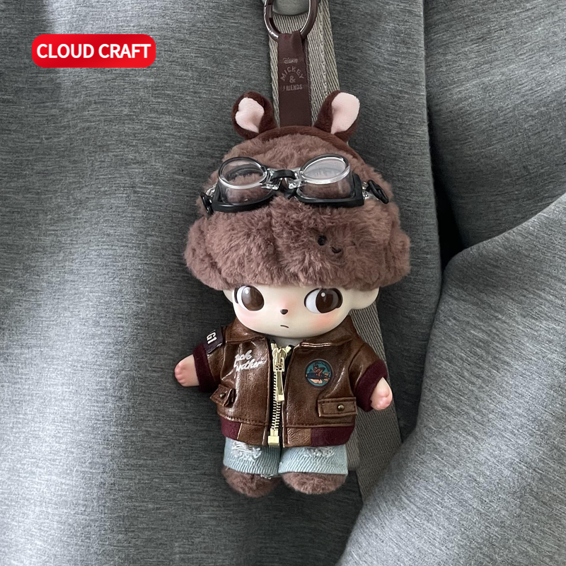 适用dimoo/hirono小野17CM学院风破洞牛仔裤套装搪胶玩偶衣服着替,模玩/动漫/周边/娃圈三坑/桌游,棉花娃娃/毛绒玩具娃衣,淘宝优惠券,粉丝福利购,淘宝优惠卷