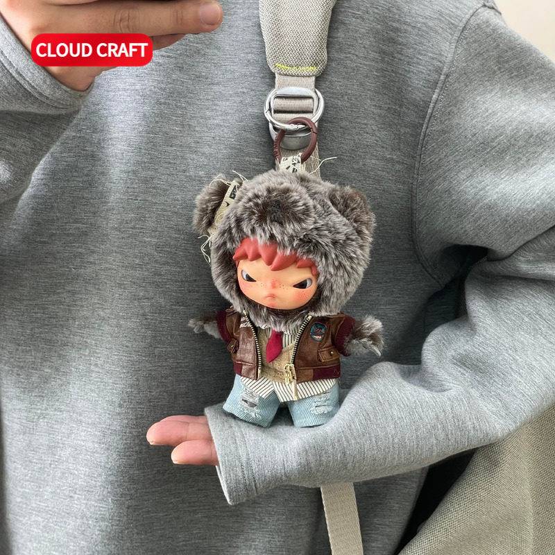 适用HIRONO小野/DIMOO娃衣学院风破洞牛仔裤套装搪胶毛绒玩偶衣服,模玩/动漫/周边/娃圈三坑/桌游,棉花娃娃/毛绒玩具娃衣,淘宝优惠券,粉丝福利购,淘宝优惠卷