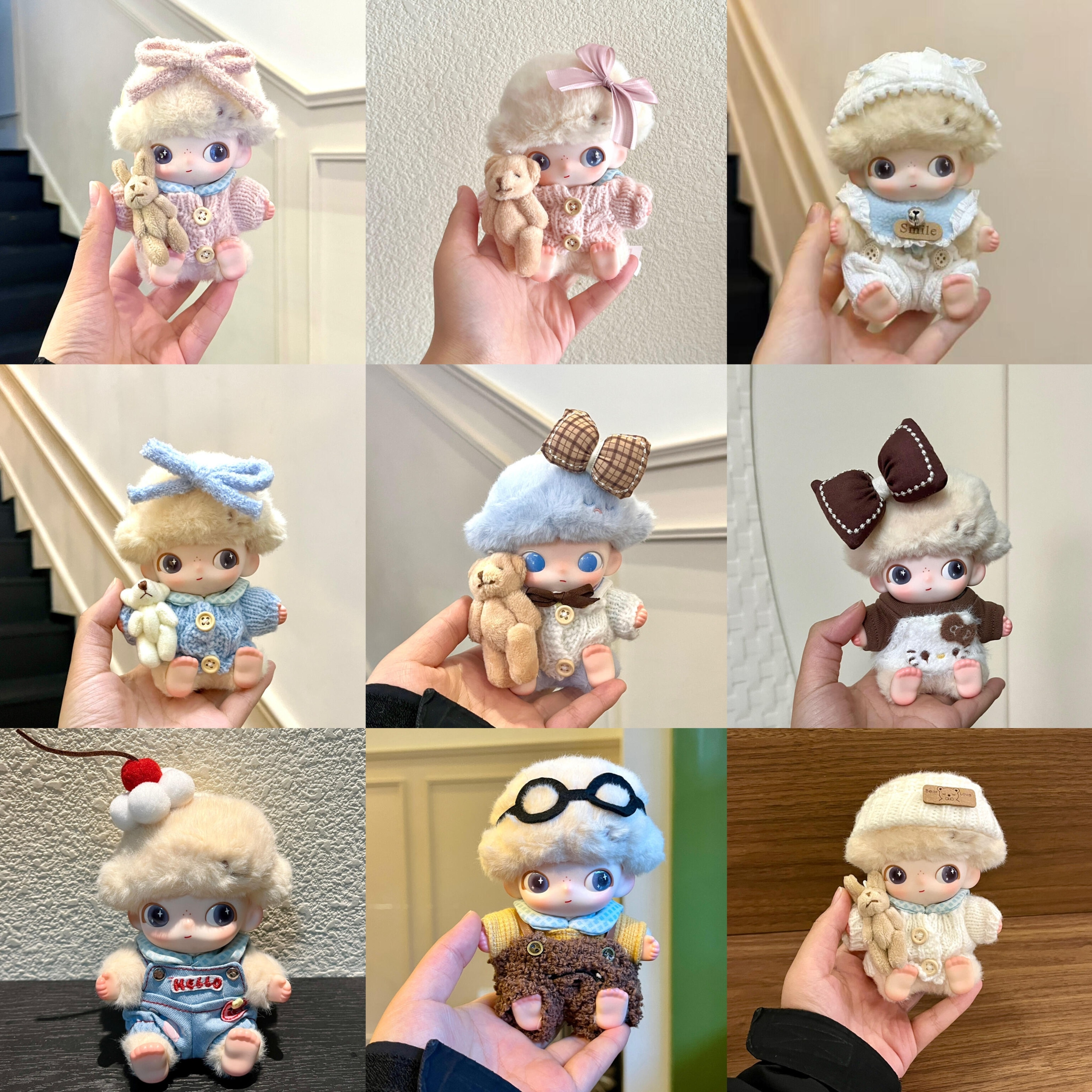 适用 Dimoo新生日记娃衣可爱毛衣合集套装dimoo新生毛绒公仔衣服,模玩/动漫/周边/娃圈三坑/桌游,棉花娃娃/毛绒玩具娃衣,淘宝优惠券,粉丝福利购,淘宝优惠卷