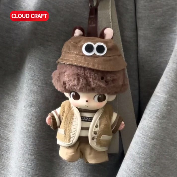 适用dimoo迪士尼娃衣渔夫套装娃衣Dimoo心动特调搪胶公仔系列娃衣