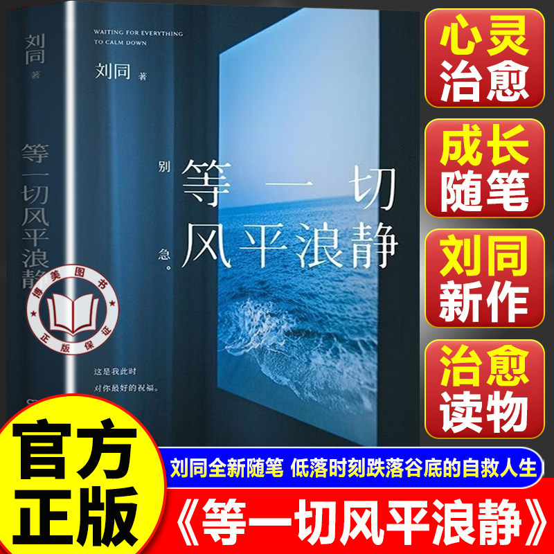 【官方正版】等一切风平浪静 等一切风平浪静刘同新书 十年蜕变之作