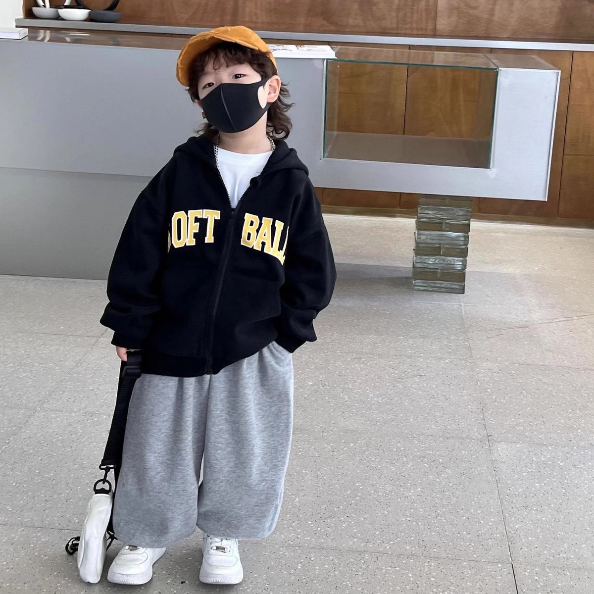 男童春秋冬装连帽卫衣薄款中小童