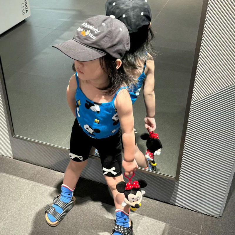 女宝宝洋气时尚后背镂空小吊带T恤2026夏季新款卡通可爱背心上衣,童装/婴儿装/亲子装,背心吊带,淘宝优惠券,粉丝福利购,淘宝优惠卷