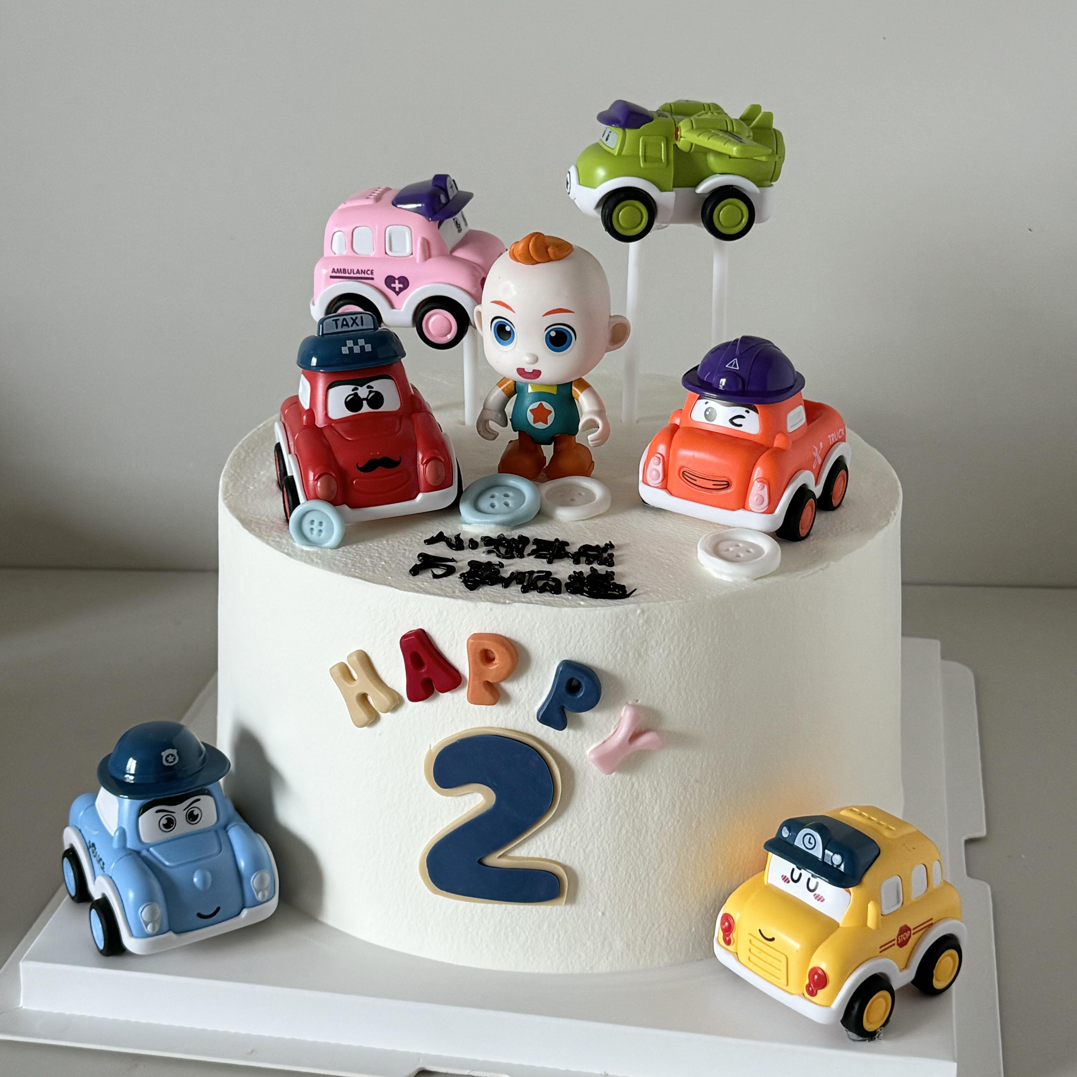 jojo超级宝贝可爱男孩蛋糕装饰男