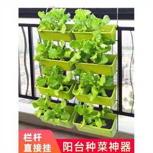 阳台种菜专用架家庭菜园阳台种菜神器多层壁挂蔬菜垂直立体种植盆