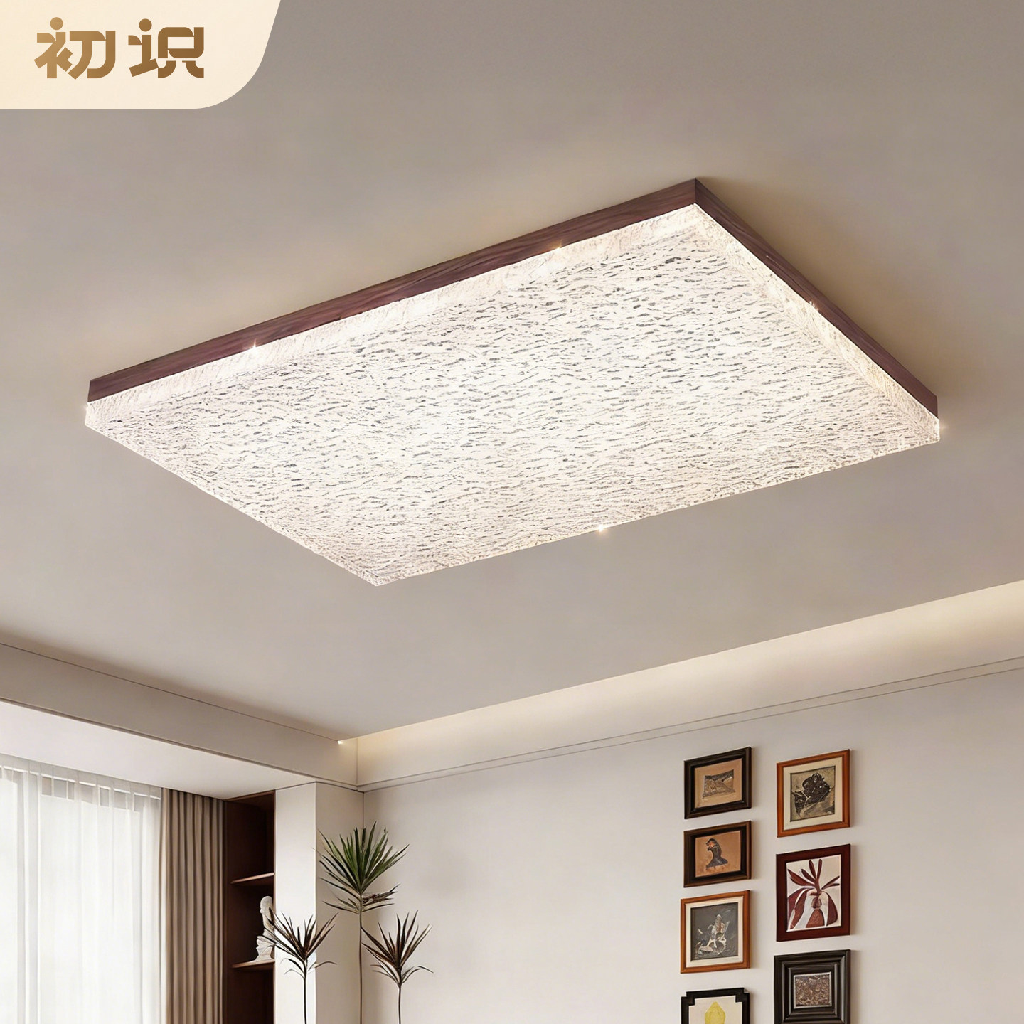 初识 复古客厅吸顶灯护眼大气客厅灯超薄高级感书房卧室主卧灯,家装灯饰光源,客厅吸顶灯,淘宝优惠券,粉丝福利购,淘宝优惠卷