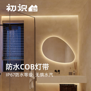 24V灯带高显指防水防尘软灯条贴片式 初识照明 家用COB灯带定制