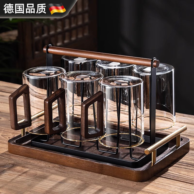 德国玻璃杯套装家用耐高温