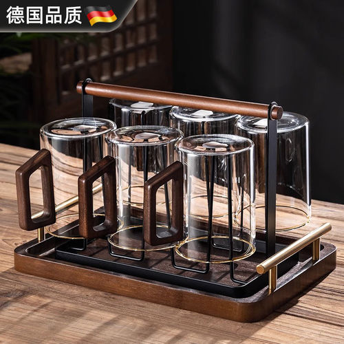 德国玻璃杯套装家用耐高温