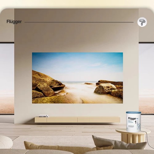 福乐阁Dekso1原装进口投影漆防霉防潮幕布涂料专业4K高清影视抗光