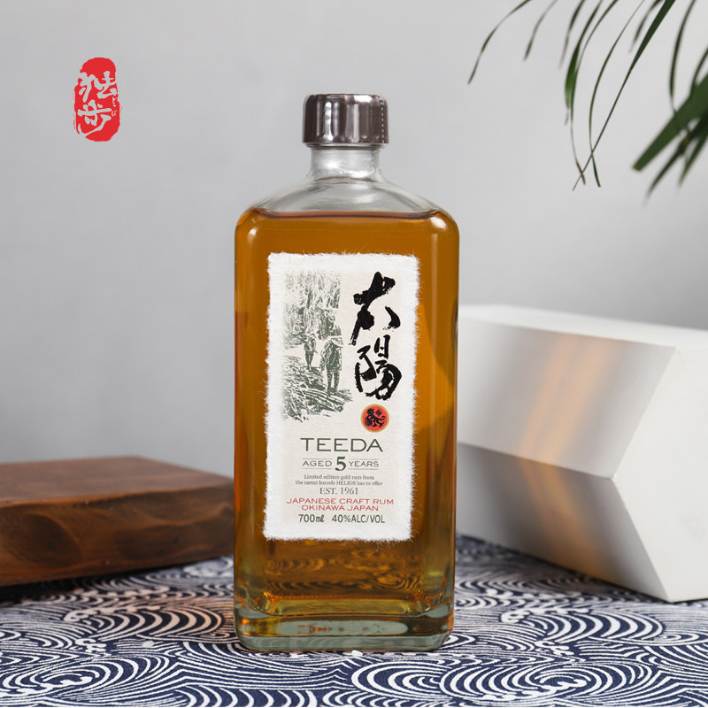 朗姆酒TEEDA太阳5年日本进口洋酒鸡尾酒莫吉托基酒mojito40度包邮